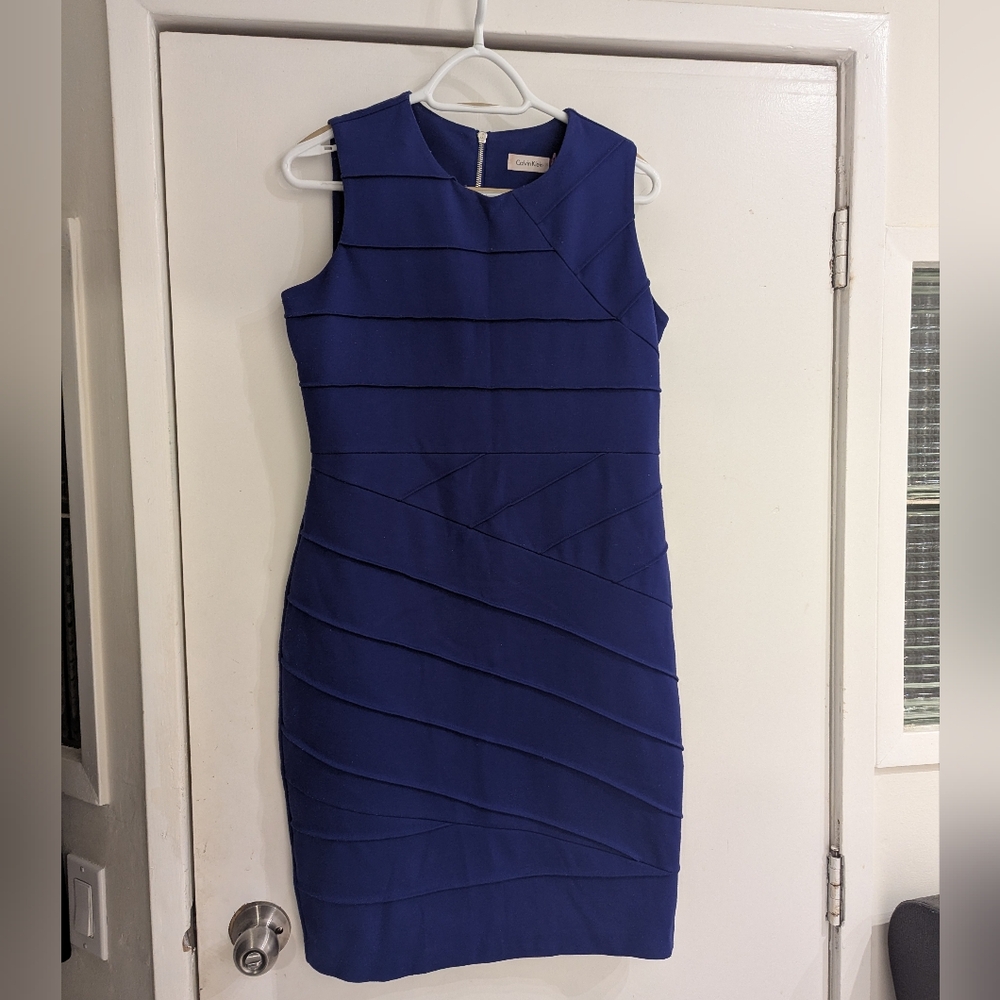 Calvin Klein Purple/Blue Dress